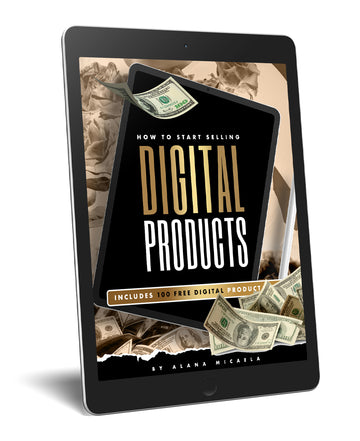 HOW TO START SELLLING DIGITAL PRODUCTS EBOOK